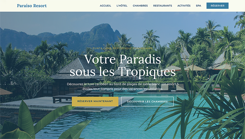 Resort Tropical Luxueux