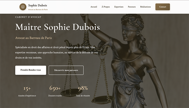 Avocat - Cabinet Juridique Premium